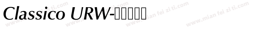 Classico URW字体转换